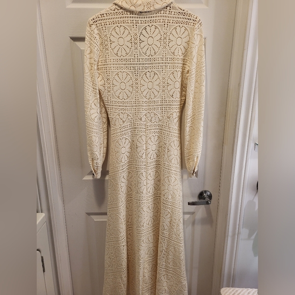 Motel Maxi crochet dress size small - Picture 4 of 5